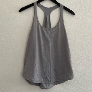 Lululemon Grey Stripe Tank Sz S